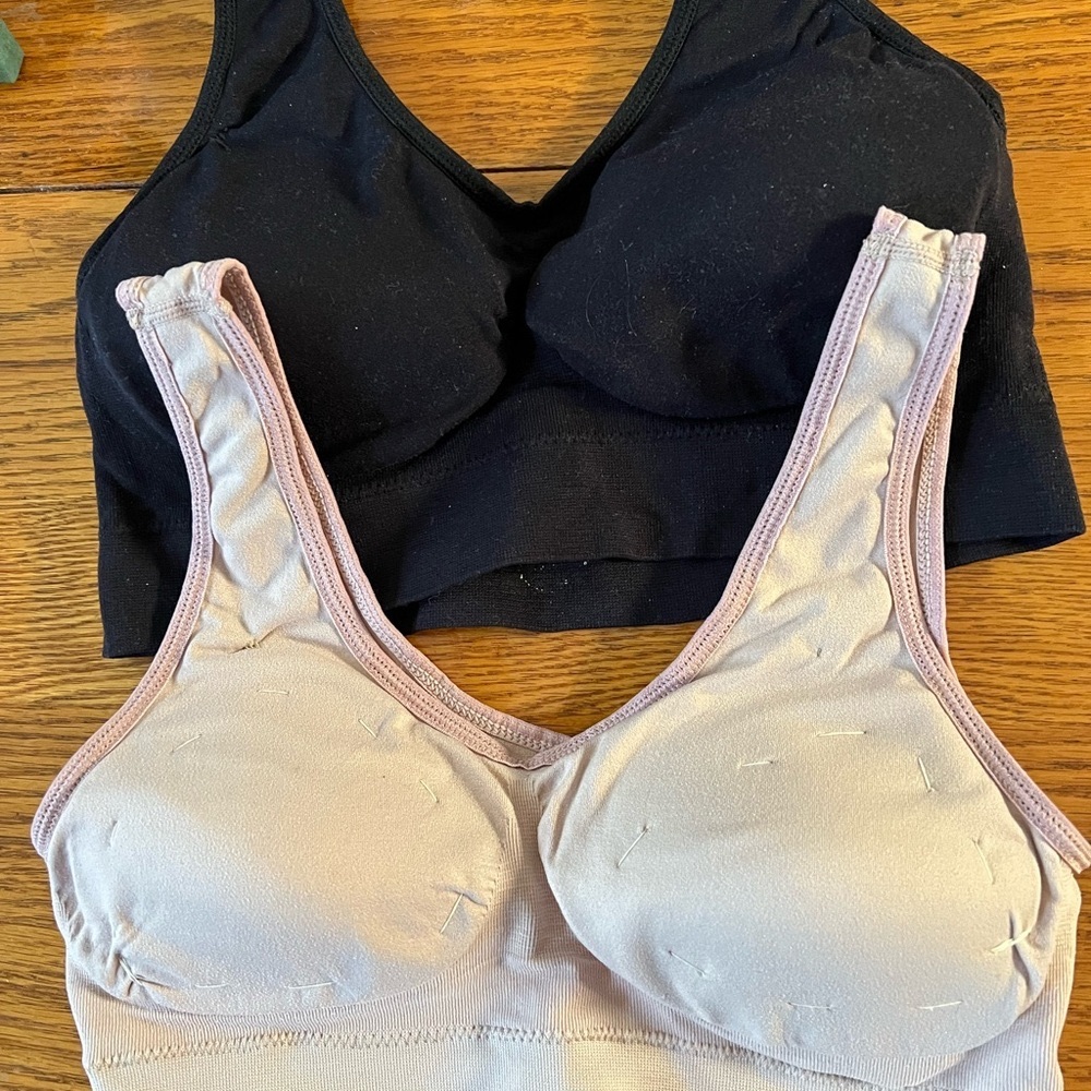 XL Genie Bra beige and black